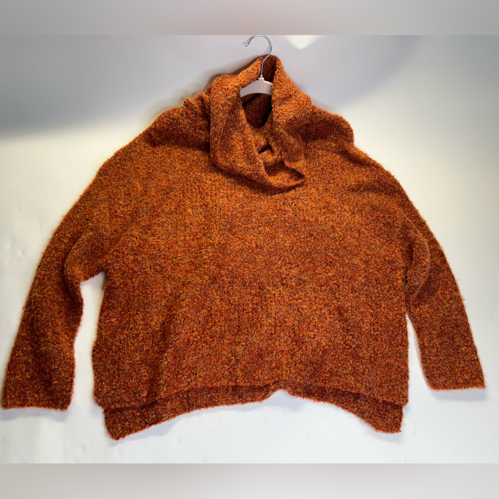 Newbury Kustom Cowl Neck Oversized Cropped Sweater M L - Picture 5 of 11